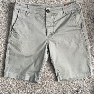 Mens slim chino shorts, grey, ASOS